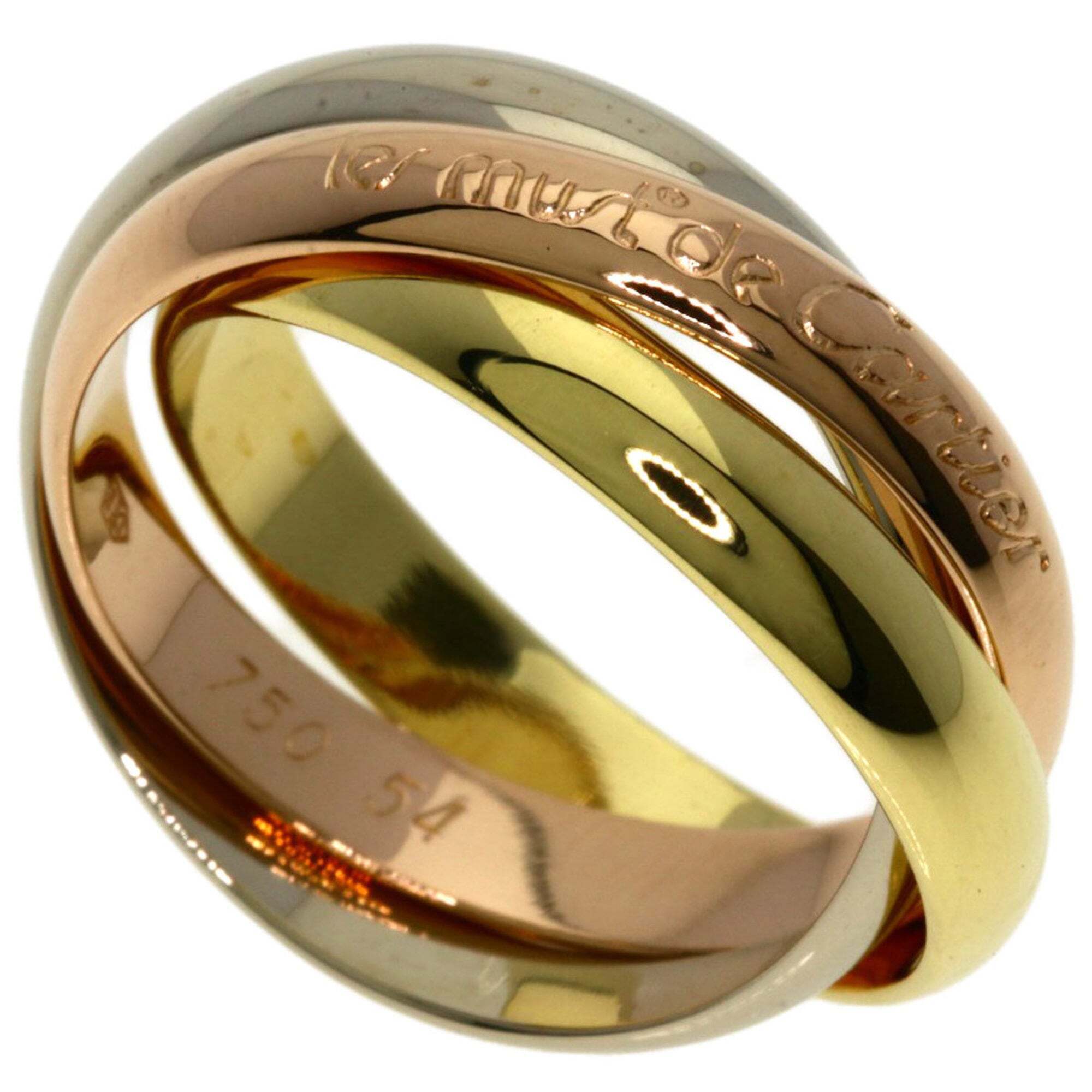 Cartier 18k Gold Trinity Ring 54 4040$